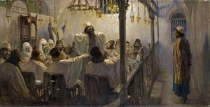He is guilty of death! by Vasilij Dmitrievich Polenov