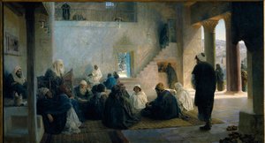 Christ Among the Doctors of the Law. by Vasilij Dmitrievich Polenov