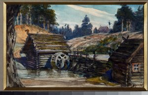 Stage Design for the Opera Rusalka by Alexandre Dargomyzhsky