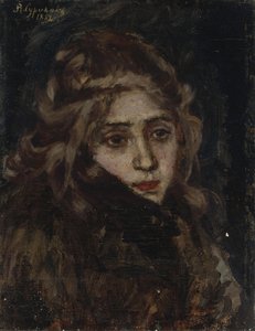 Princess Maria Alexandrovna Menshikova. Study for Menshikov in Berezov by Vasilij Ivanovic Surikov