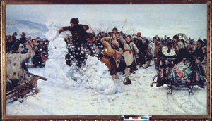 Storm of Snow Fortress by Vasilij Ivanovic Surikov