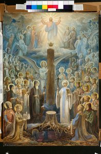 The Glory of the Georgian Orthodox Church: Illustration of the Legend of the Living Column by Vasily Andreyevich Barvitov