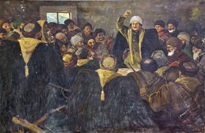 Sergo Ordzhonikidze in the North Caucasus by Vasily Anfimovich Krotkov