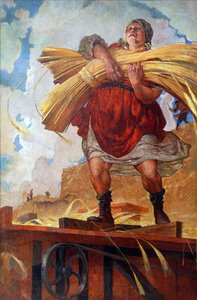 Collective Farmer by Vasily Nikolaevich Kostyanitsyn