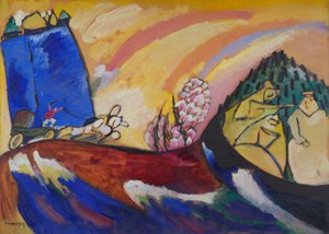 Painting with Troika by Wassily Kandinsky