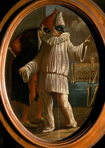 Pulcinella and Pantalone, 18th century
