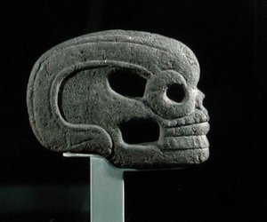 Votive Axe Head, late classic period by Veracruz Veracruz