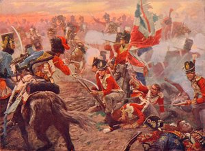 Battle of Quatre Bras by Vereker Monteith Hamilton