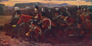 The Forlorn Hope At Badajos, 1906 by Vereker Monteith Hamilton