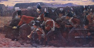 The Forlorn Hope at Badajos by Vereker Monteith Hamilton