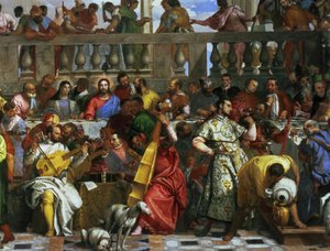 The Marriage Feast at Cana (detail) by Paolo Veronese