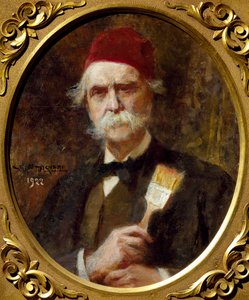 Self-portrait by Vespasiano Bignami