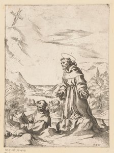 Saint Francis Receiving the Stigmata by Vespasiano Strada