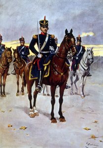 Argentine Army Mounted Grenadier Officer by Vicente Blasco Ibanez