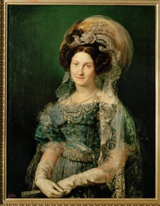 Maria Christina de Bourbon, fourth wife of Fernando VII by Vicente Lopez y Portana