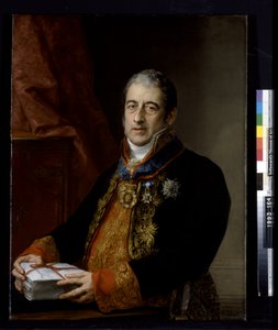 Portrait Of Juan Miguel De Grijalba by Vicente Lopez y Portana