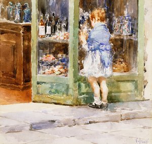 The Window-shopping Girl by Vicenzo Irolli