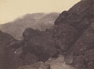 Boulders near Gavarnie by Vicomte Joseph de Vigier