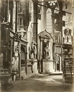 North Aisle of Westminster Abbey, London by Victor A Prout