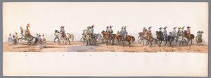 Historical Parade at the Bicentennial of Utrecht University, 1836 (plate 8) by Victor Adam