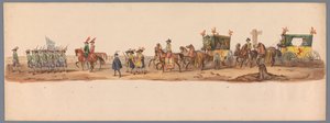 Historical Procession at the Bicentennial of Utrecht University, 1836 (Plate 6) by Victor Adam