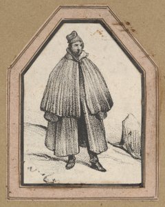 Man Wearing a Cape by Victor Adam