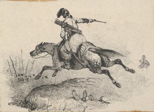 Soldier on Galloping Horse