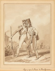 Two Grenadiers by Victor Adam
