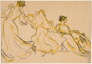 Study for the Decoration for the Salle des Fêtes for La Mairie du 11e arrondissement de Paris