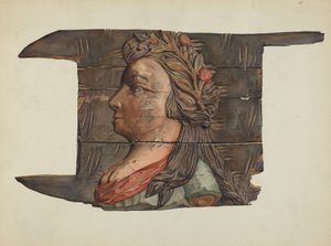 Woodcarving, c. 1938 by Victor F. Muollo