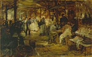 The Madeleine Market by Victor Gabriel Gilbert