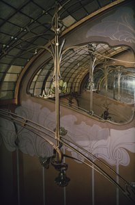 Ceiling (detail) by Victor Horta