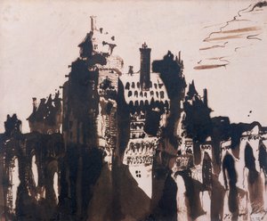 Chateau Fortified by Two Bridges