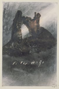 Ruins at Groz-Nez, Jersey, or The Arch by Victor Hugo