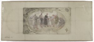 Sketch for the Galerie Lobau, Hôtel de Ville, Paris: The Family