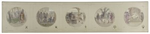 Sketch for the Lobau Gallery of the Hôtel de Ville de Paris: The Militia. The Assembly. Voting. Justice. The Government