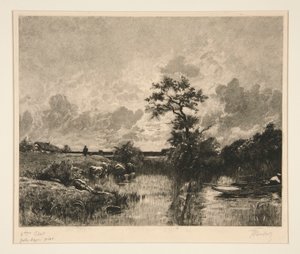 Sunset by Victor Louis Focillon