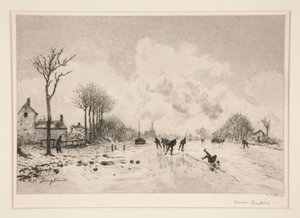 The Skaters by Victor Louis Focillon