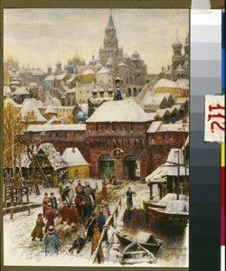 Moscow in the 17th Century by Victor Mikhailovich Vasnetsov