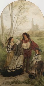 Knight Hartmut von Kronberg Bids Farewell to His Relatives