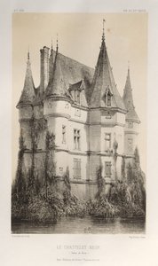 Picturesque Architecture or Monuments of the 15th and 16th Centuries: Castles of France of the 15th and 16th Centuries: Pl. 67, Le Chastenet-Neuf (Saone et Loire)
