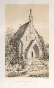 Picturesque Architecture or Monuments of the 15th and 16th Centuries: Castles of France of the 15th and 16th Centuries: Pl.22, Chapel of Fontaine-Jean (Loiret)
