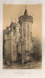 Picturesque Architecture or Monuments of the 15th and 16th Centuries: Castles of France of the 15th and 16th Centuries: Pl. 28, Castle of La Verdiere (Ille en Vilaine)