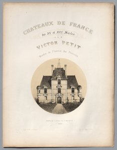Frontispiece, Porte du Château de St Manvieux Calvados, 1860 by Victor Petit