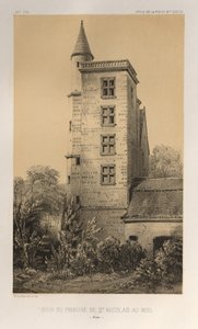 Tour Du Prieuré De St. Nicolas-Au-Bois Aisne (Pl. 44) by Victor Petit