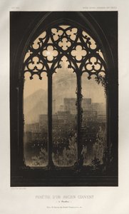 Pl. 54, Window of an Old Convent in Barcelona, 1860