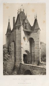 Porte de Villeneuve-Le-Roi Yonne by Victor Petit