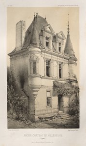 Ancien Chateau de Villeneuve Yonne, Pl. 9 by Victor Petit
