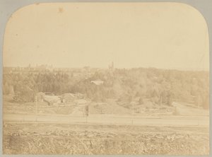 Pl. XVIII. Central Park Viewed from Museum by Victor Prevost, Gaston L. Feuardent and Co., New York