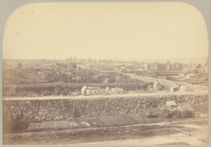 Panoramic View West of Museum (Plate XVII)